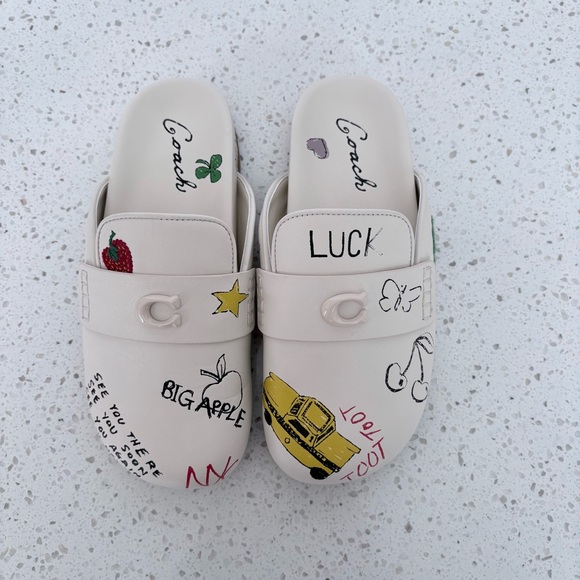 Coach leather sketch clogs - Picture 6 of 11